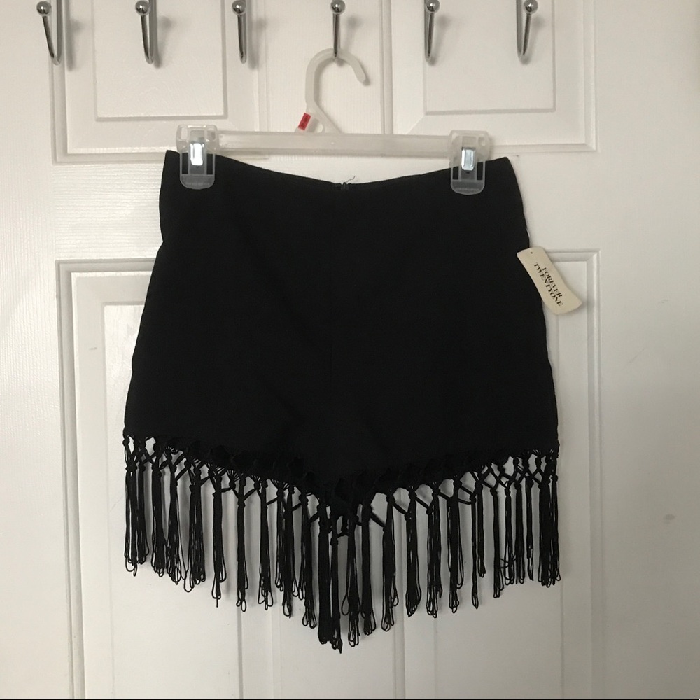 Black Boho Shorts
